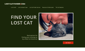 Lostcatfinder.com thumbnail