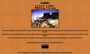 Lostcitydemille.com thumbnail