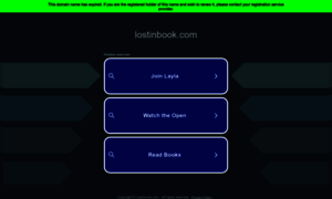 Lostinbook.com thumbnail