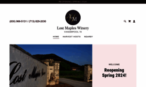 Lostmapleswinery.com thumbnail