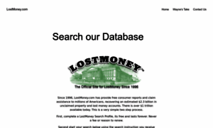 Lostmoney.com thumbnail