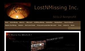 Lostnmissing.com thumbnail