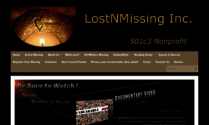 Lostnmissing.org thumbnail