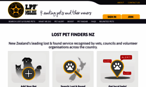 Lostpetfinders.co.nz thumbnail