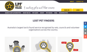 Lostpetfinders.com.au thumbnail