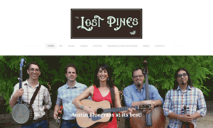 Lostpinesband.com thumbnail