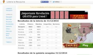 Loterialaneuquina.com.ar thumbnail
