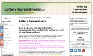 Lottery-spreadsheets.com thumbnail