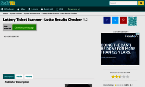 Lottery-ticket-scanner-lotto-results-checker.soft112.com thumbnail