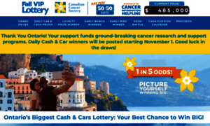 Lottery.cancer.ca thumbnail