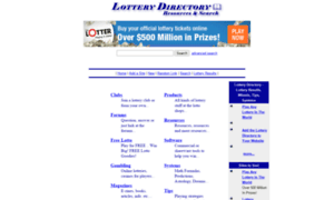 Lotterydirectory.com thumbnail