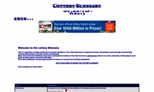 Lotteryglossary.com thumbnail