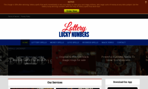 Lotteryluckynumbers.com thumbnail