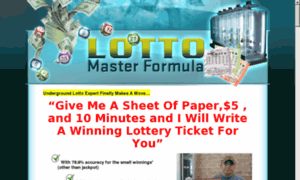 Lotterymasterformula.com thumbnail
