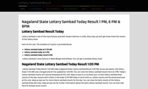 Lotterysambadresult.co thumbnail