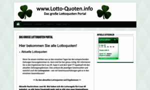 Lotto-quoten.info thumbnail