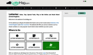 Lottomag.com thumbnail