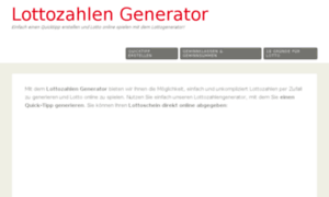 Lottozahlen-generator.de thumbnail