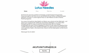 Lotus-needles.ch thumbnail