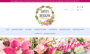 Lotusdesignsflorist.com thumbnail
