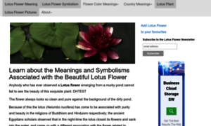 Lotusflowermeaning.net thumbnail