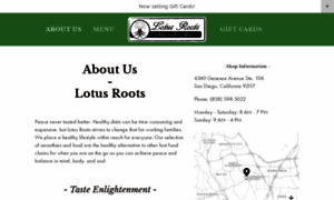 Lotusroots-smoothies.com thumbnail