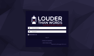 Louderthanwords.managedmissions.com thumbnail