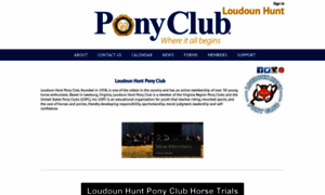 Loudounhunt.ponyclub.org thumbnail