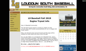 Loudounsouthbaseball.com thumbnail