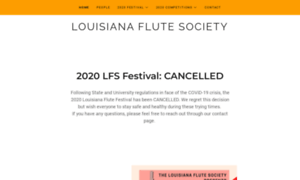 Louisianaflutesociety.org thumbnail