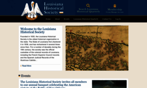 Louisianahistoricalsociety.org thumbnail