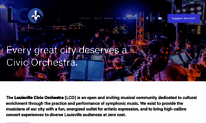 Louisvillecivicorchestra.org thumbnail