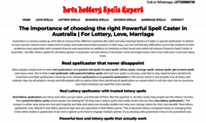 Love-and-lottery-spells-expert.com thumbnail