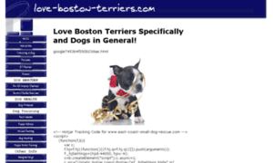 Love-boston-terriers.com thumbnail