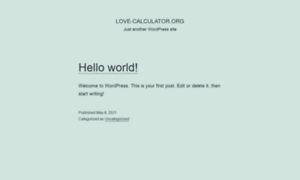 Love-calculator.org thumbnail