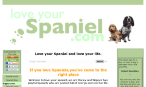 Love-your-spaniel.com thumbnail