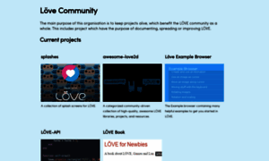 Love2d-community.github.io thumbnail