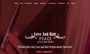 Loveandhairpeace.com thumbnail