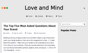 Loveandmind.com thumbnail