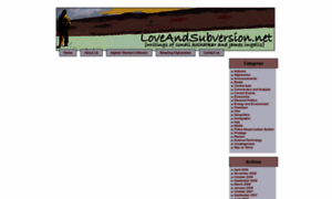 Loveandsubversion.net thumbnail