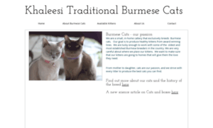 Loveburmesecats.com thumbnail