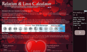 Lovecalculator.siewert.net thumbnail