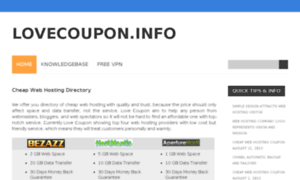 Lovecoupon.info thumbnail