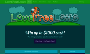 Lovefreelotto.com thumbnail