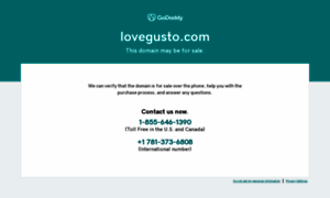 Lovegusto.com thumbnail