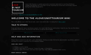 Loveisnottourism.org thumbnail