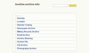 Loveline-archive.info thumbnail