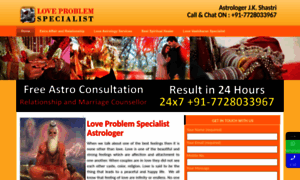 Loveproblemspecialists.com thumbnail