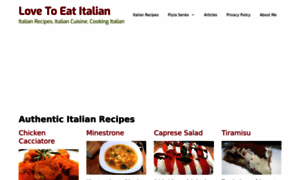 Lovetoeatitalian.com thumbnail