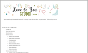 Lovetosewstudio.com thumbnail